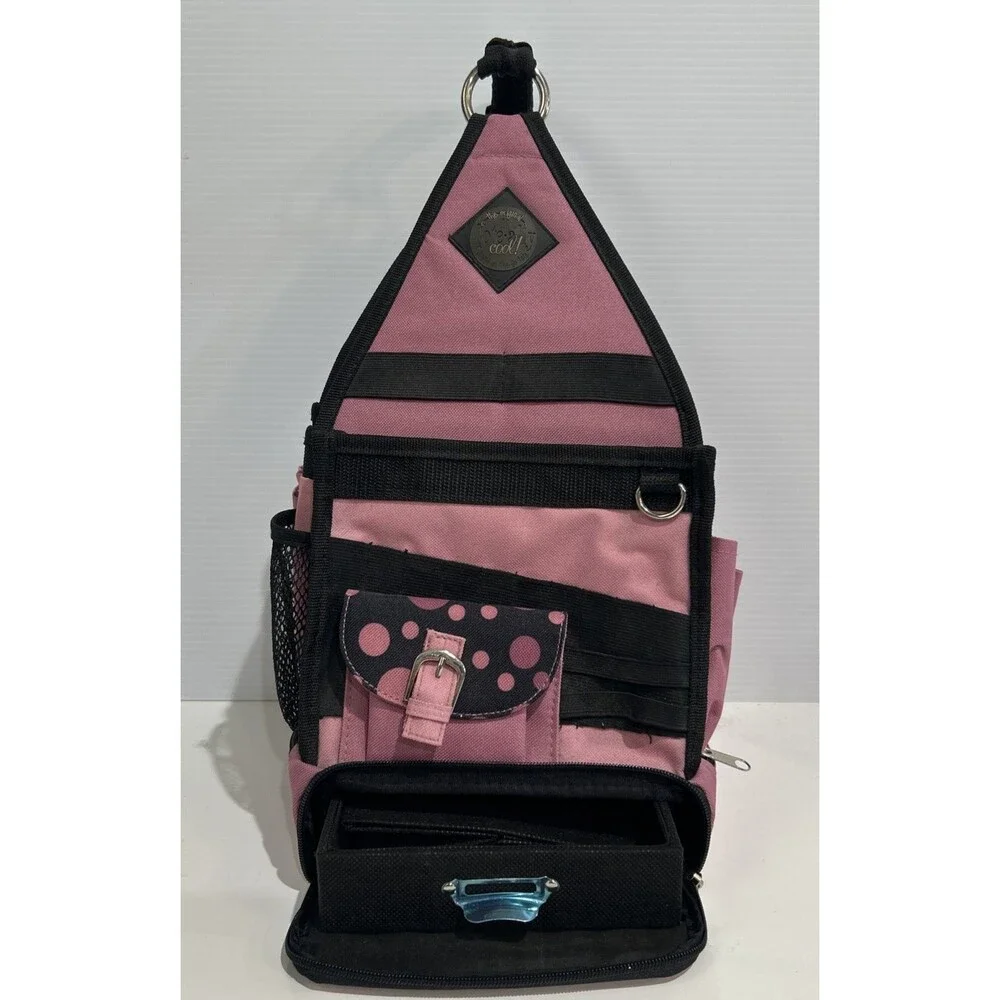 Tote-ally II Cool Hands-On-The-Go Pink Craft Tool Supply Tote Bag Organizer